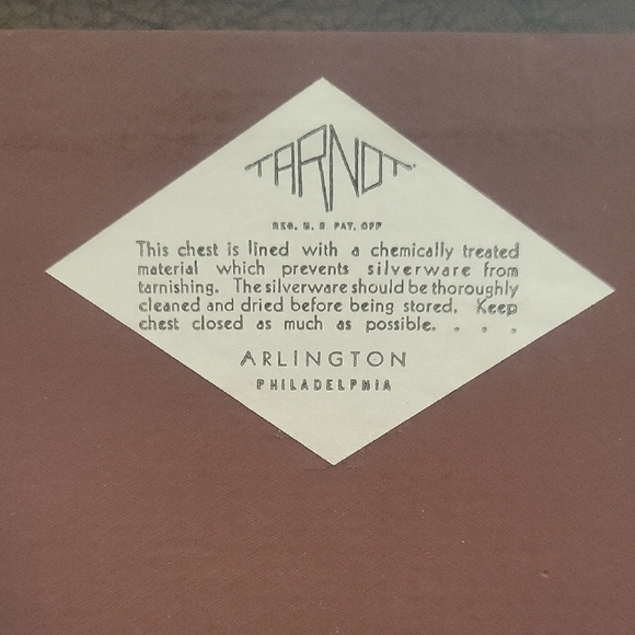 99 pc Super Plate Holmes & Edwards inlaid Silver Flatware Set. Original box - Picture 5 of 8